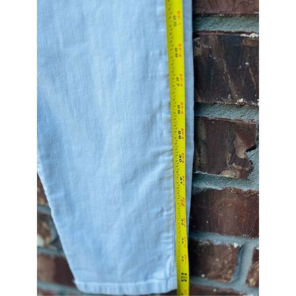 Eileen Fisher pants color white stretch denim new without tag in excellent condi - Picture 9 of 10